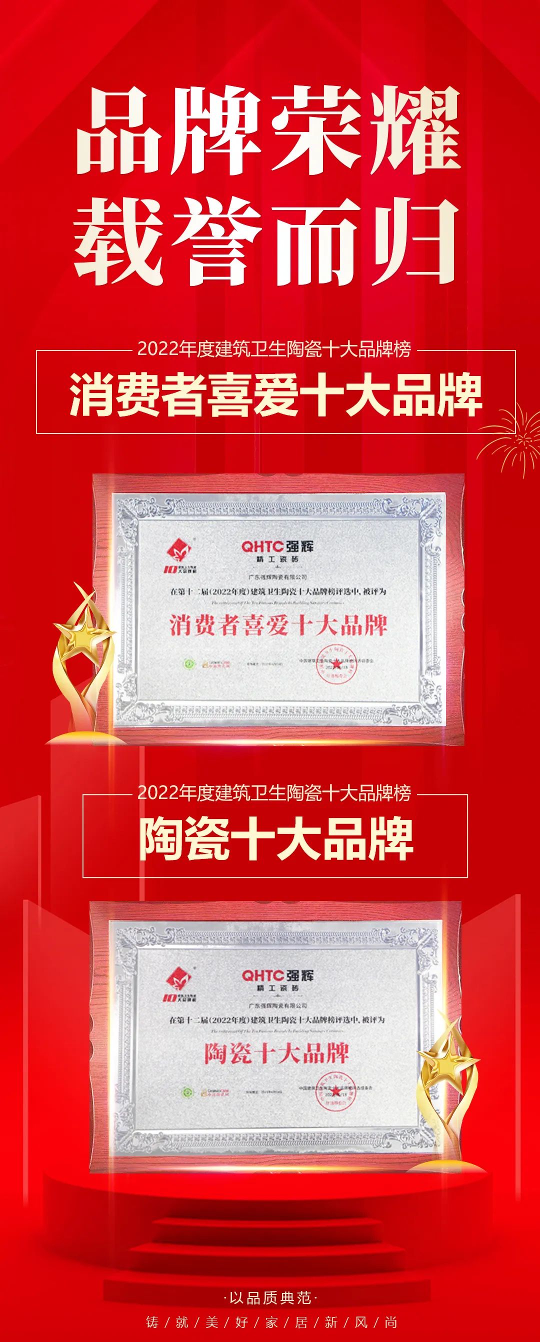 喜讯！午夜福利电影院品牌荣获“陶瓷十大品牌”、“消费者喜爱十大品牌”奖项(图4)